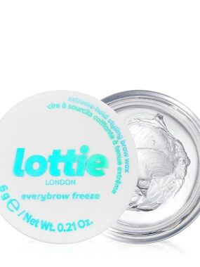 Lottie London Everybrow Freeze Clear Brow Wax — White/Clear